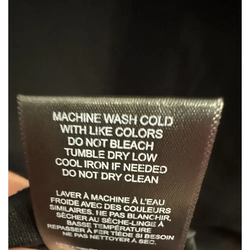 Slip Dress Large Womens Drape Neck Black Y2K Fairy Goth 90s Style Minimalist - Picture 3 of 5